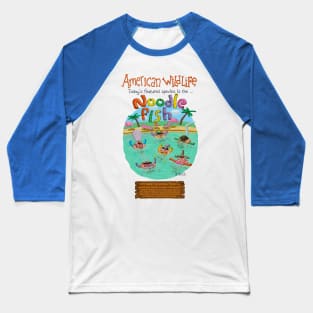 American Wildlife: Noodle Fish Baseball T-Shirt